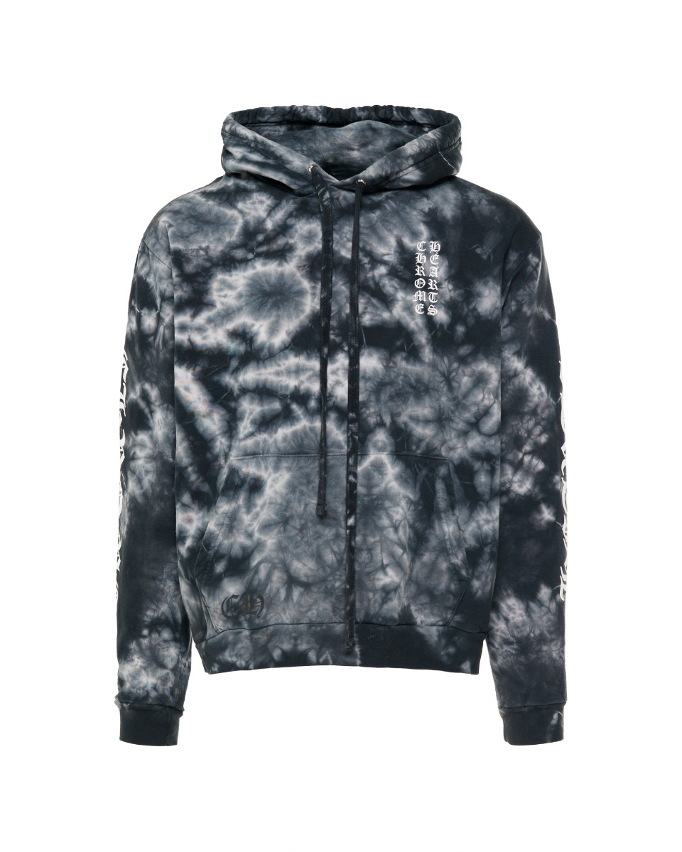 Chrome Hearts Horseshoe tie dye hoodie thumbnail