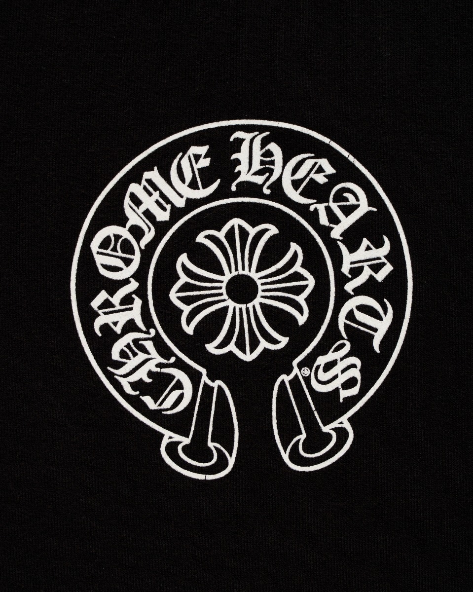 Chrome Hearts London Exclusive Horseshoe logo black hoodie thumbnail