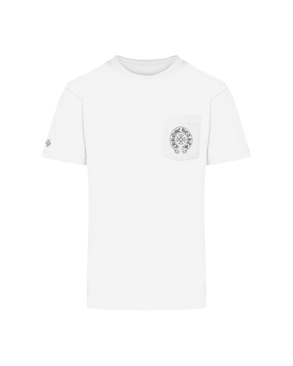 Chrome Hearts multicolor horseshoe logo pocket t-shirt thumbnail