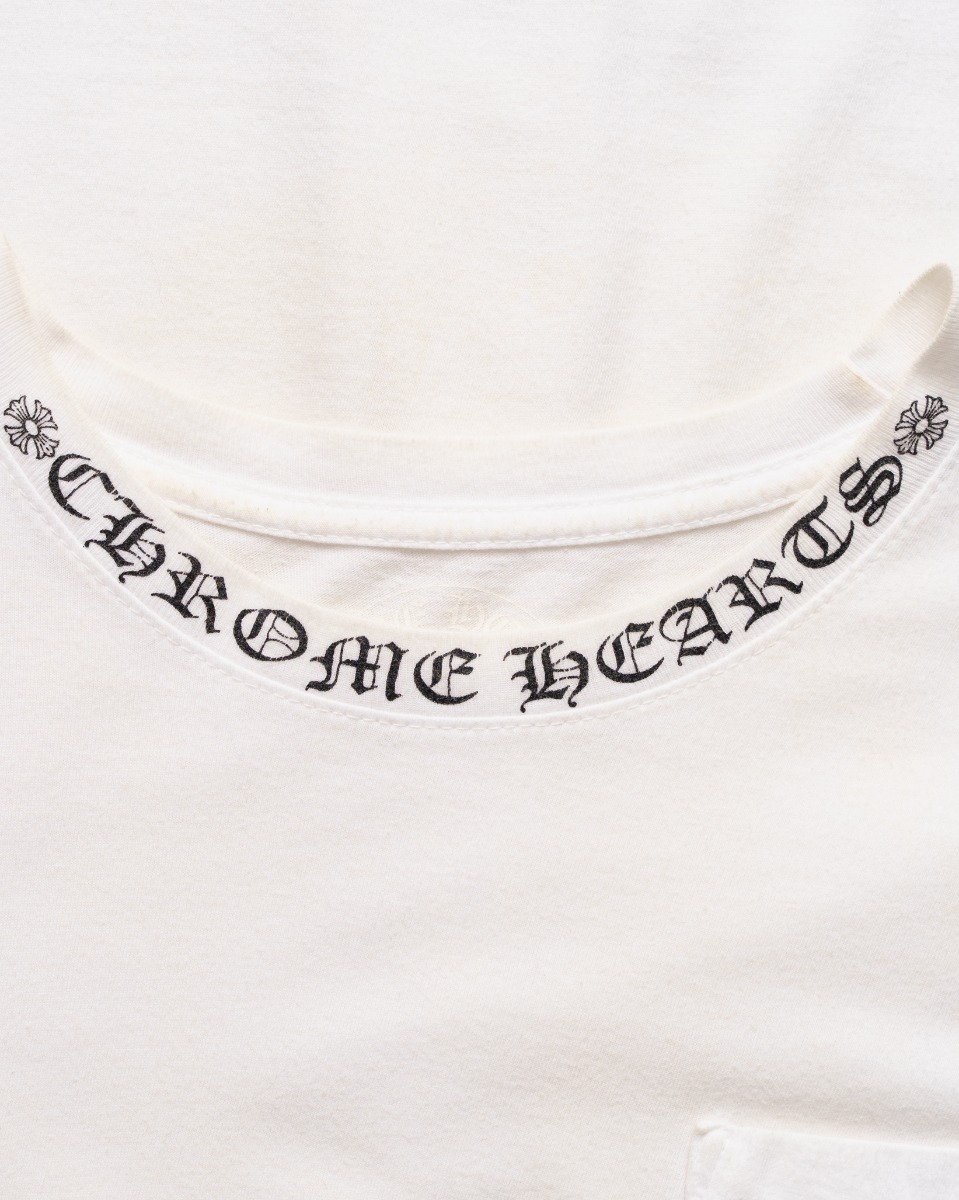 Chrome Hearts neck collar logo pocket t-shirt thumbnail
