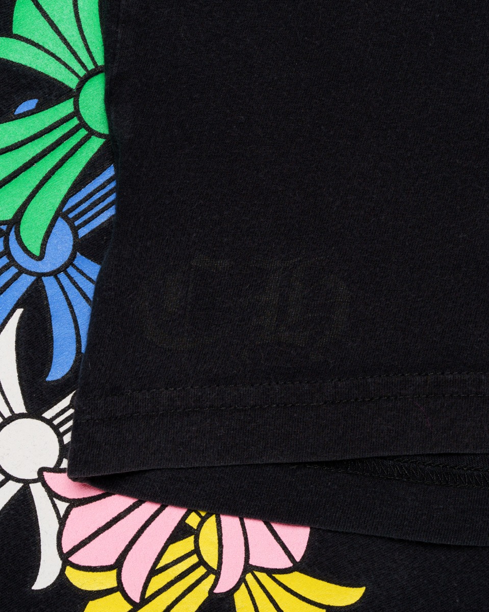 Chrome Hearts Rainbow Cemetary Cross multicolor t-shirt thumbnail