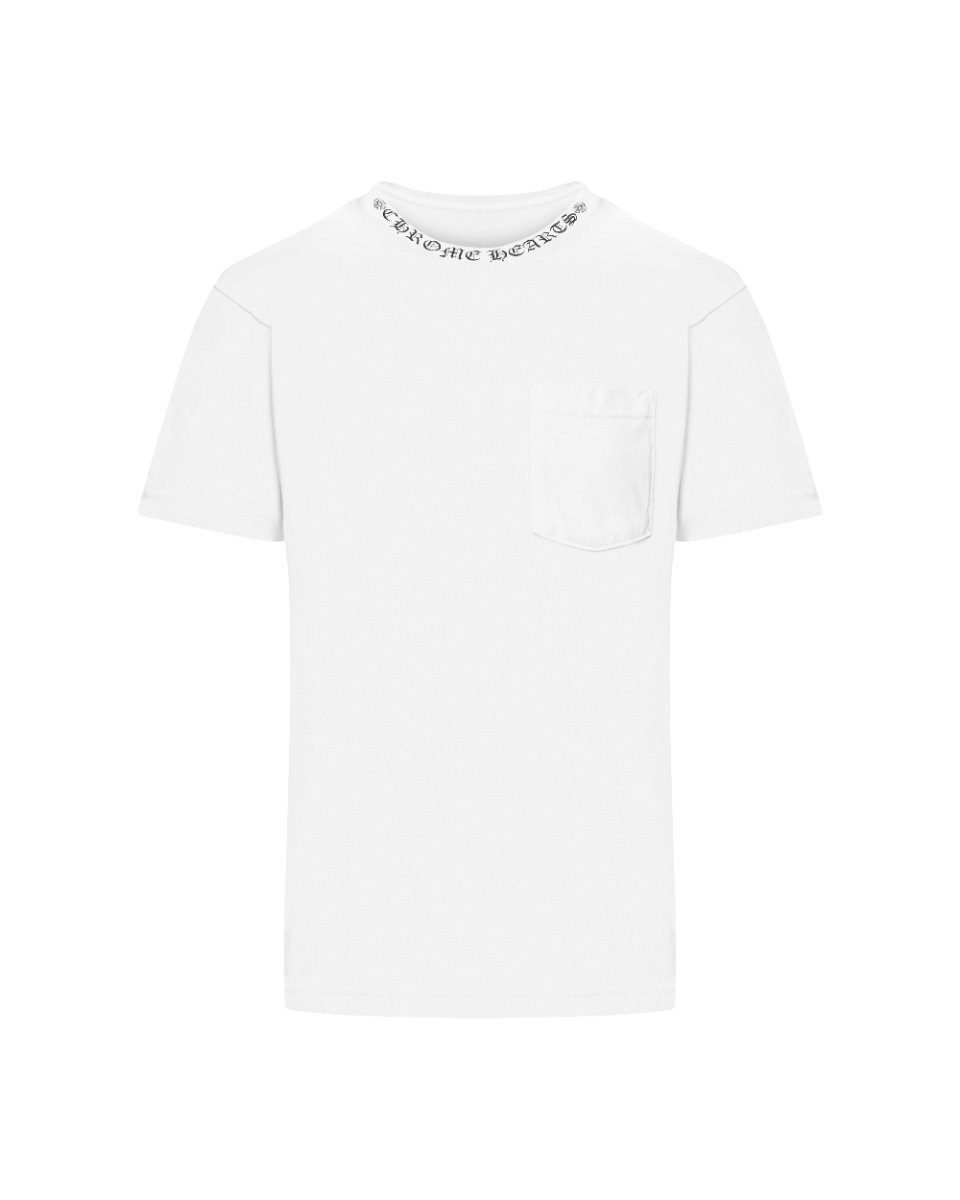 Chrome Hearts neck collar logo pocket t-shirt thumbnail