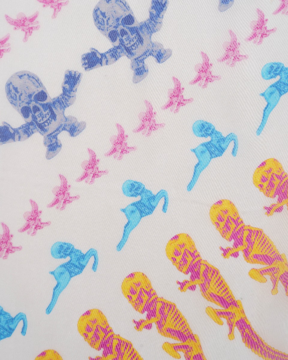 Chrome Hearts x Joe FOTI Rainbow “Loogambi” silk scarf thumbnail