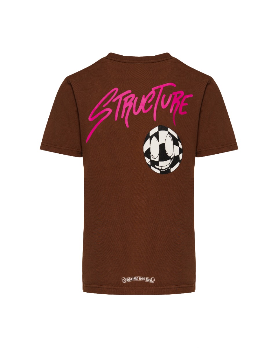 Chrome Hearts x Matty Boy "Structure" brown pocket logo t-shirt thumbnail
