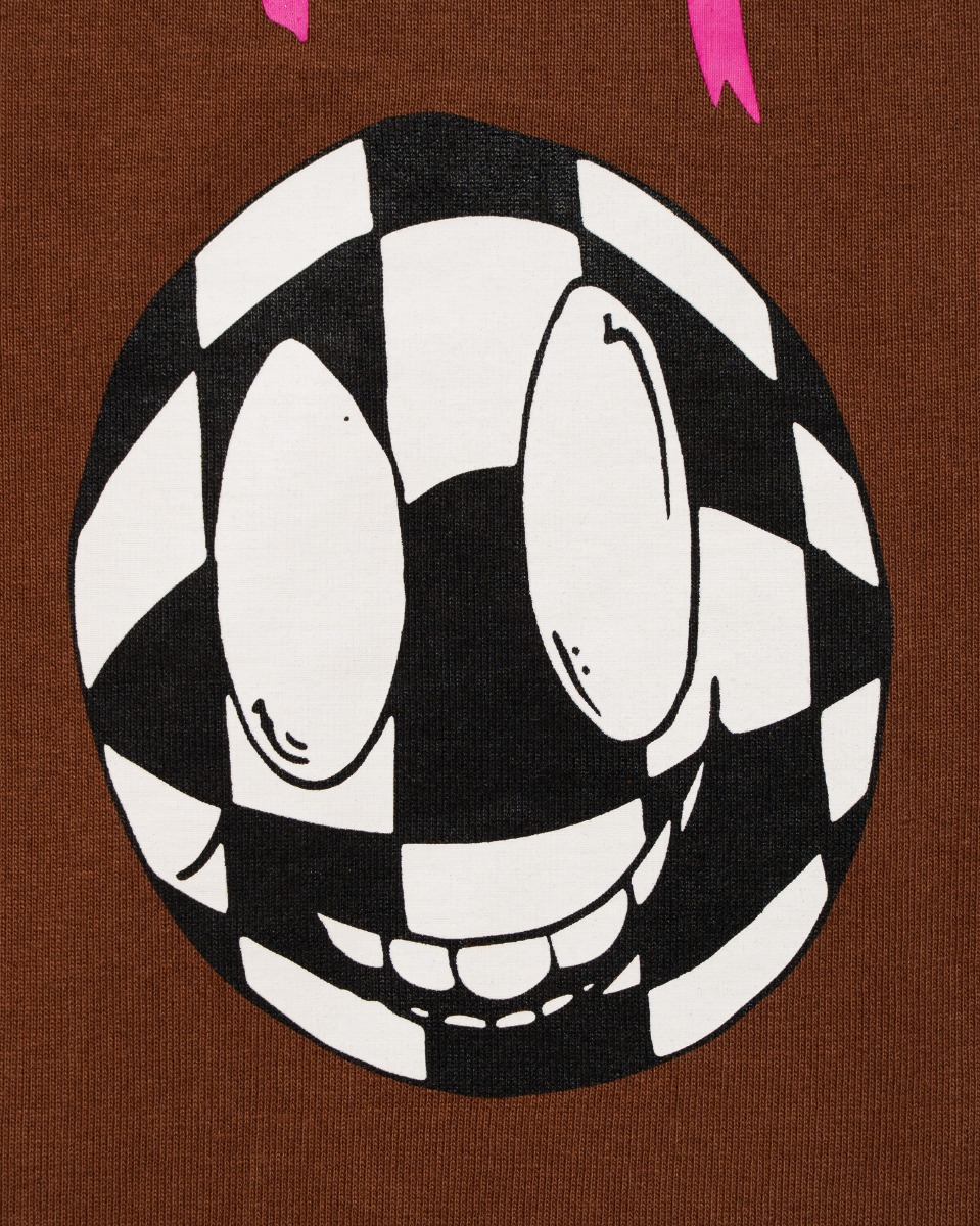 Chrome Hearts x Matty Boy "Structure" brown pocket logo t-shirt thumbnail