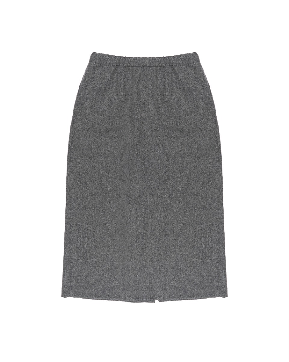 COMME des GARÇONS COMME des GARÇONS square wool grey skirt thumbnail