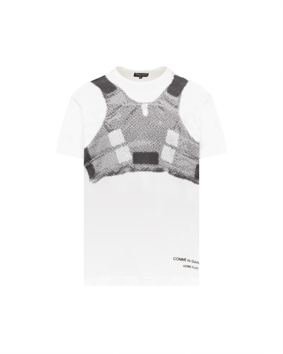 Comme des Garçons Homme Plus bulletproof vest print t-shirt thumbnail