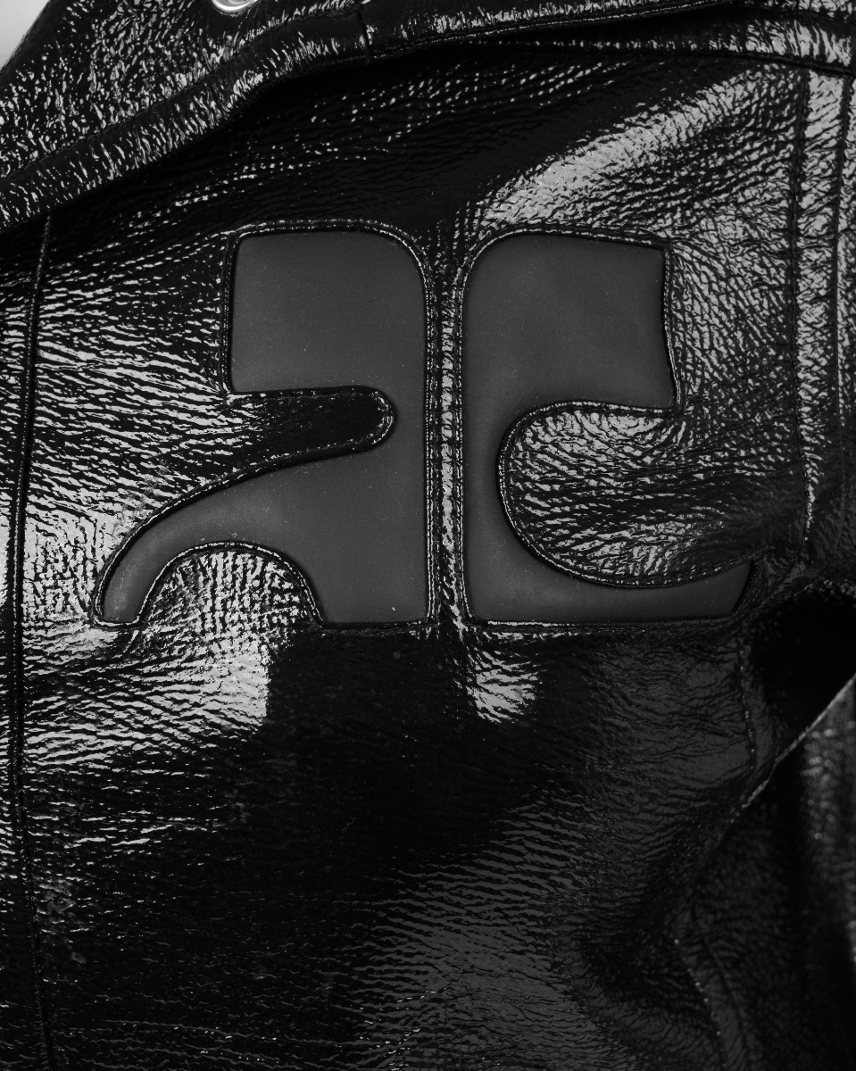 Courreges zipped vinyl jacket thumbnail