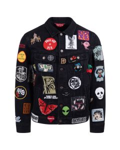 Supreme patches trucker denim jacket 