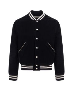 Celine back-patch corduroy teddy jacket 