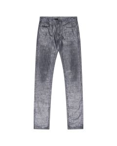 Dior Homme "These Grey Days" clawmark silver denim