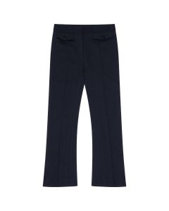Celine front pocket black flared pants 
