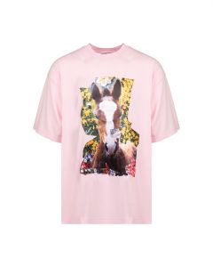 Acne Studios x Martin Laborde Pink Horse t-shirt