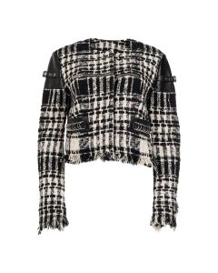 Alexander Wang Boucle tweeded cropped jacket