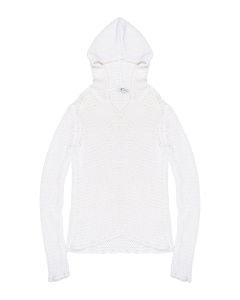 Alexander Wang (T by Alexander Wang) crochete knitted hoodie