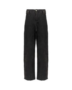 Balenciaga baggy drag denim pants