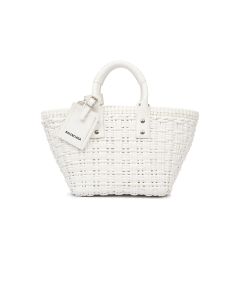 Balenciaga Bistro woven basket tote bag