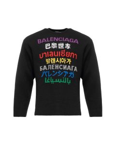 Balenciaga seven languages logo sweater 