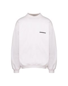 Balenciaga White Strike 1917 oversized crewneck sweatshirt