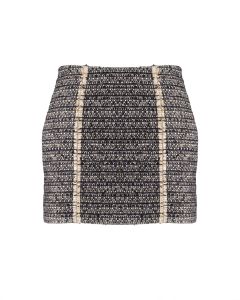 Balenciaga woven tweed mini skirt