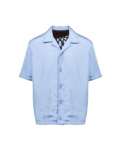 Bottega Veneta car print bowling shirt