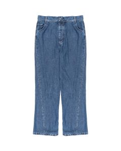Bottega Veneta contrast-stitching fluid denim pants