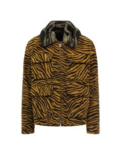 Bottega Veneta lamb shearing zebra pattern jacket