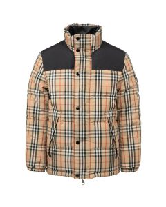 Burberry reversible tartan down puffer jacket