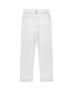 Celine tailored white denim pants