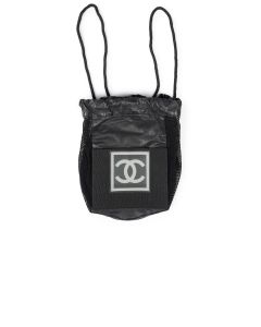 Chanel drawstring basketball bag