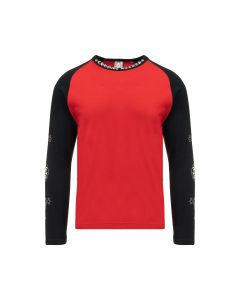 Chrome Hearts vintage neck logo baseball long sleeve t-shirt