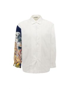 COMME des GARÇONS Homme Plus Florida map sleeve button-up shirt