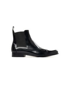 Dolce&Gabbana Chelsea black leather ankle boots