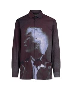 Dries Van Noten x Len Lye "Rainbow Dance" purple shirt