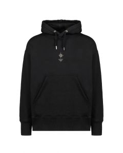 Givenchy chandalier and pearls embroidered hoodie
