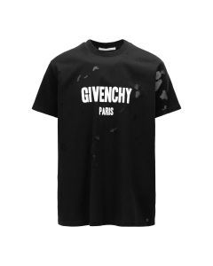 Givenchy Ultimate Distressed oversized black t-shirt