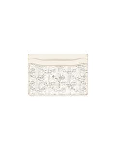 Goyard Saint-Sulpice white card wallet