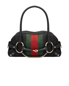 Gucci 1955 Horsebit web stripe shoulder bag