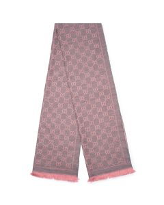 Gucci "GG" monogram jacquard scarf