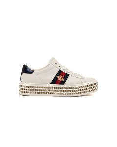 Gucci New Ace crystal platform sneakers