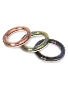 Gucci Ressin Bangle plexiglass transparent set of 3 bracelets