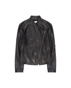 Helmut Lang lamb leather biker jacket