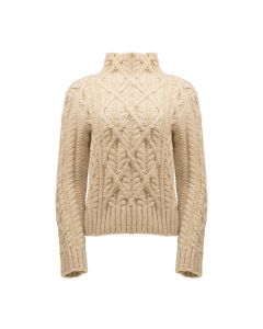 Jil Sander high-neck cable sweater