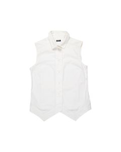Jil Sander Navy button-up vest