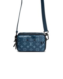 Louis Vuitton Alpha monogram nano blue shoulder bag