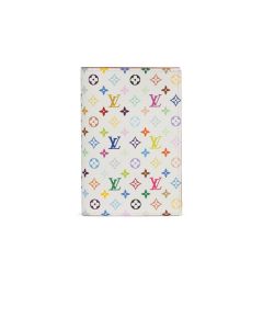 Louis Vuitton x Takashi Murakami white passport cover