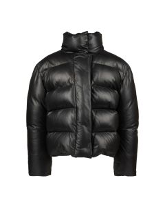 Magda Butrym leather down puffer jacket