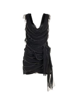 Marc Jacobs crystal-embellished silk mini dress