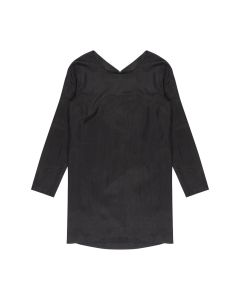 Maison Margiela MM6 silk asymmetrical tunic