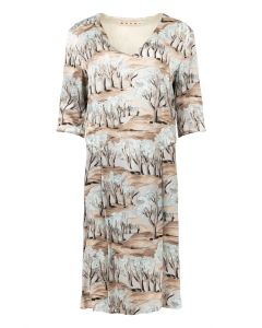 Marni abstract print dress